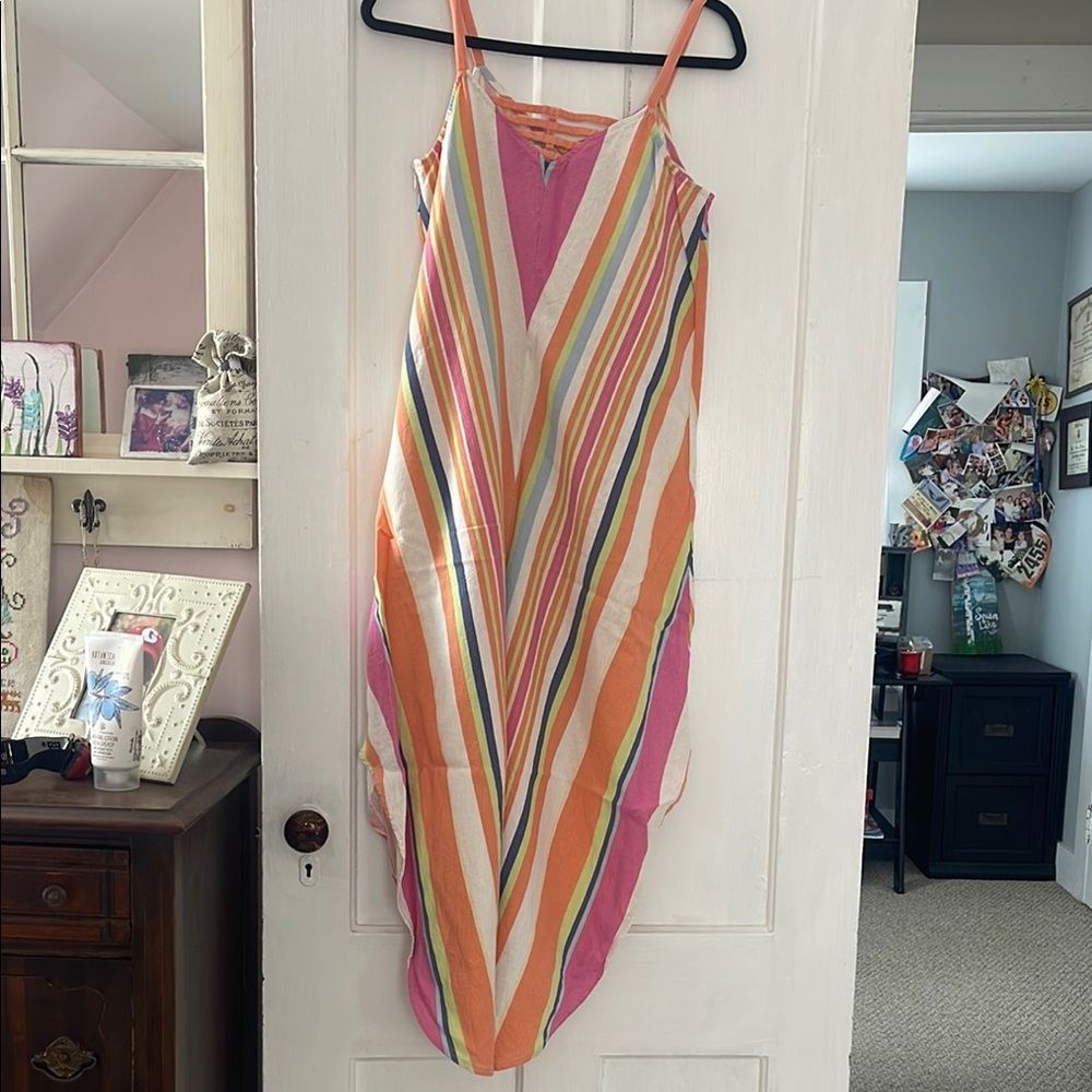 Colorful Striped Romper